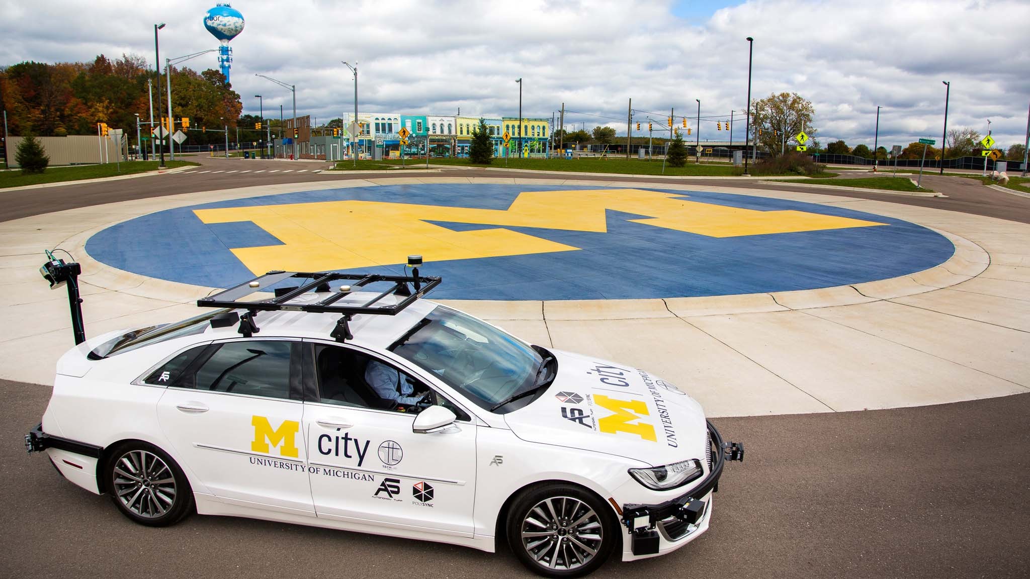 007 mcity test facility autonomous vehicles