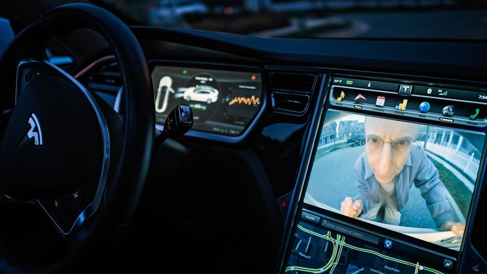 Tesla Camera Spying Eye Autopilot Full Self Driving FSD Privacy 1