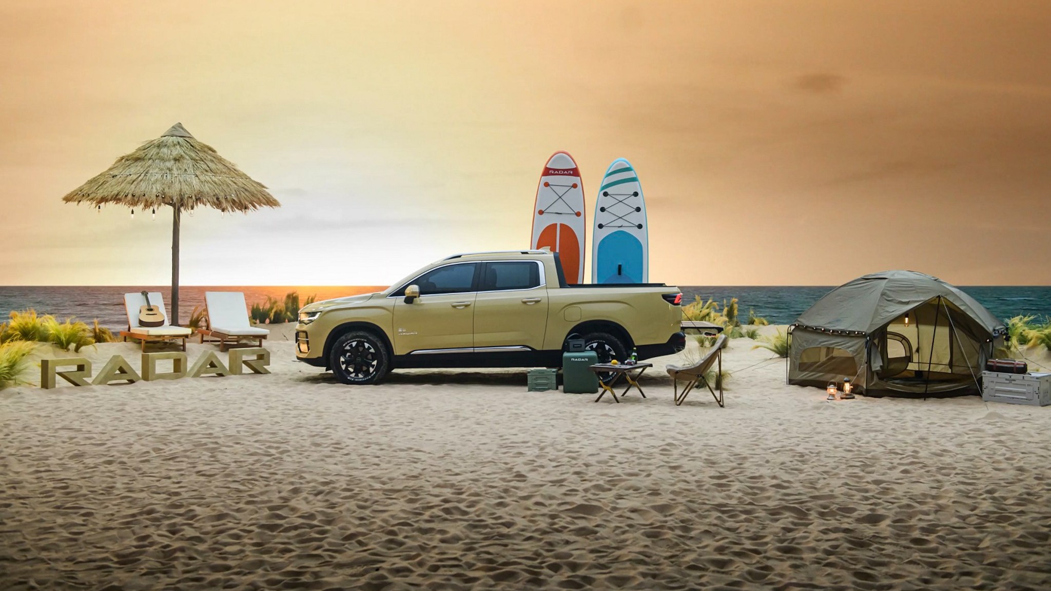 Geely Holding Radar Auto RD6 Electric Vehicle Pickup Truck 3