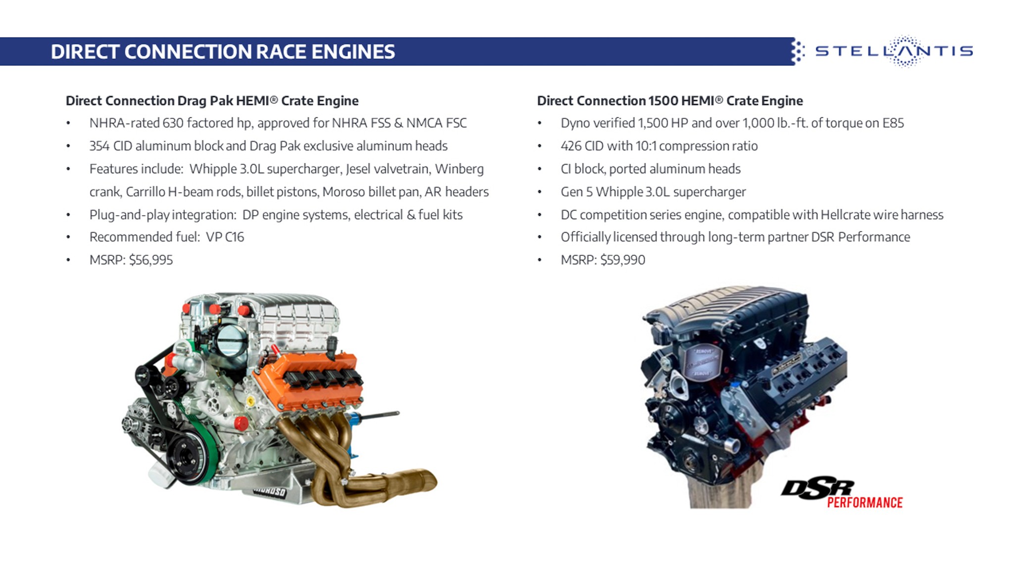 Direct Connection HurriCrate Hellephant Hemi Crate Engines TorqFlite8 Crate Transmission 7