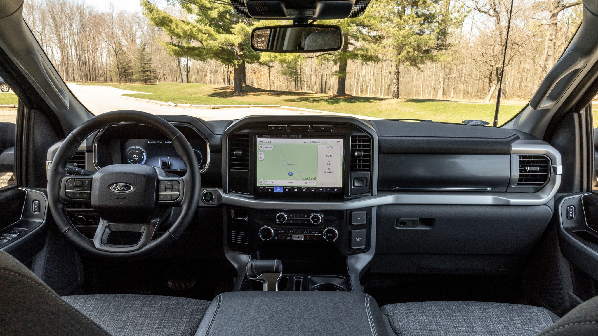 012 2023 Ford F 150 Lightning XLT driver cabin