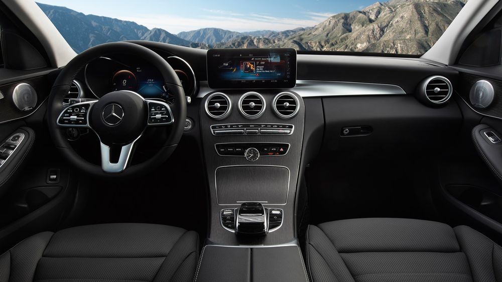 2019 Mercedes Benz C 300 sedan interior