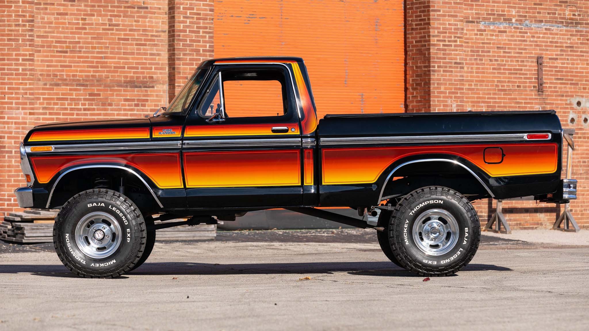 008 1977 ford f150 free wheeling side view gradient