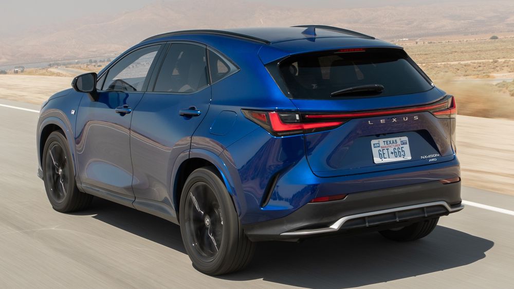 2022 Lexus NX450h Plus Driver Side Rear Three Quarter 2