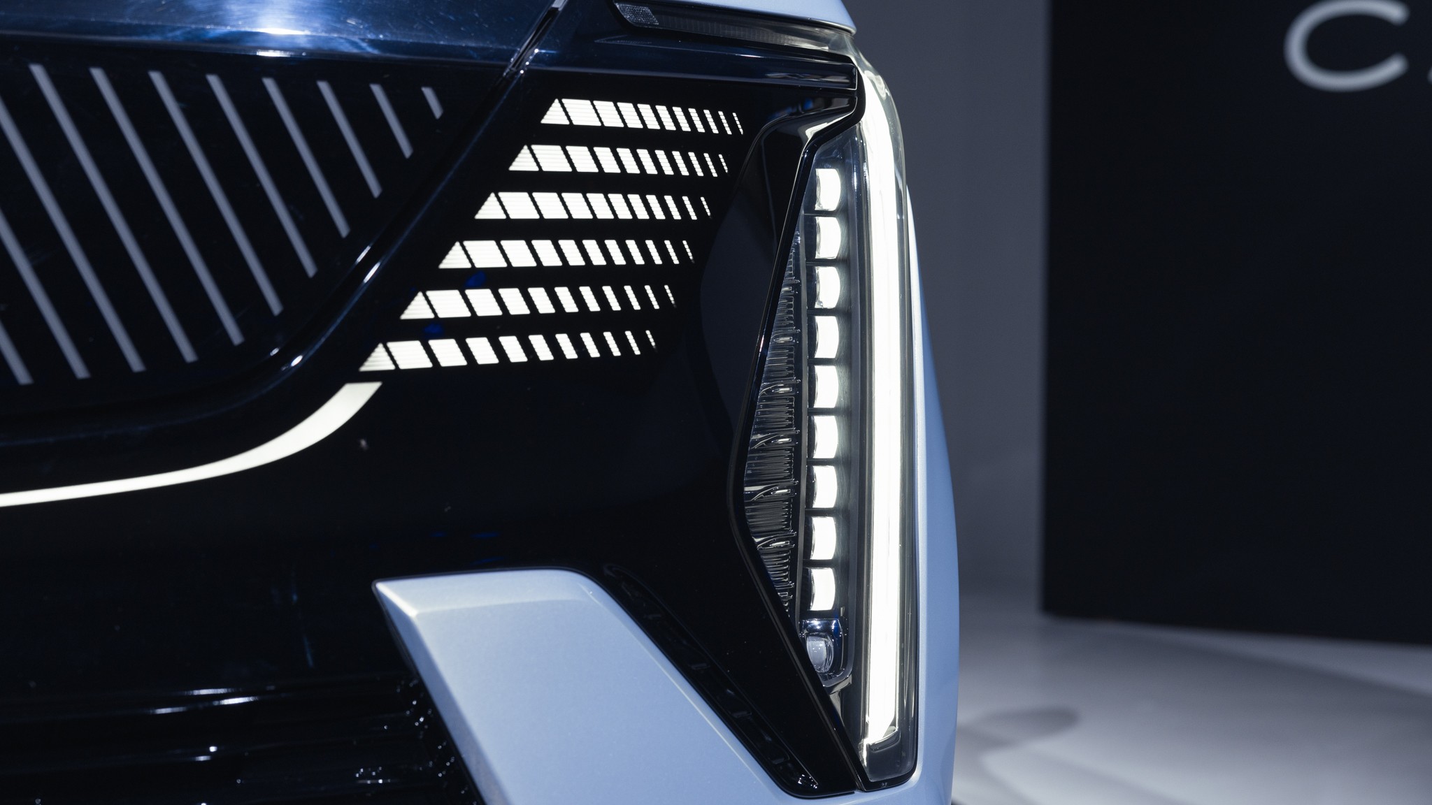 022 Cadillac Escalade IQ headlights