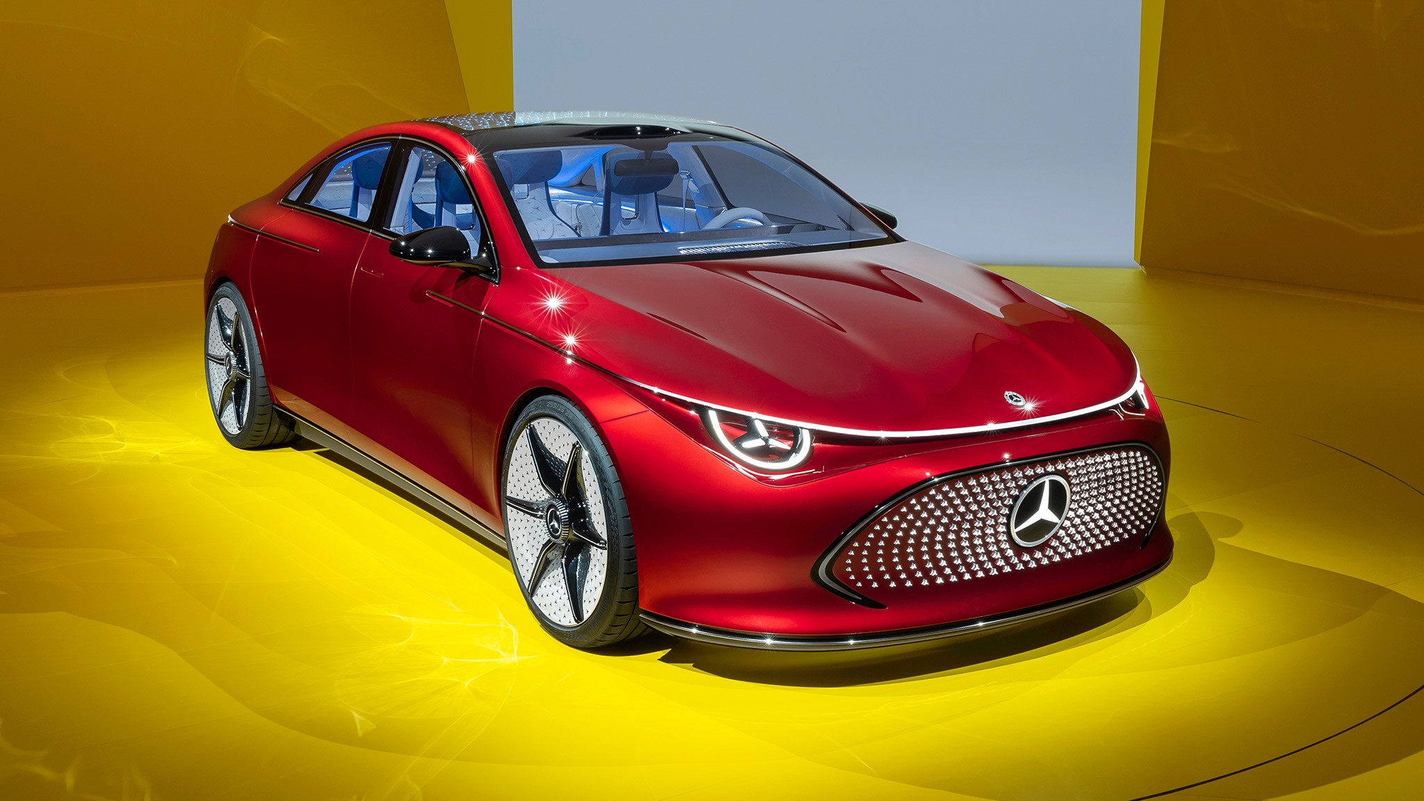 Mercedes Benz Concept CLA EV sedan 8