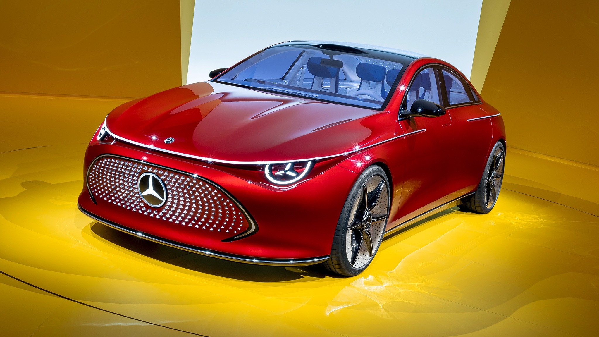 Mercedes Benz Concept CLA EV sedan 7