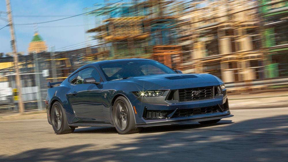 008 2024 Ford Mustang Dark Horse first three quarters in action