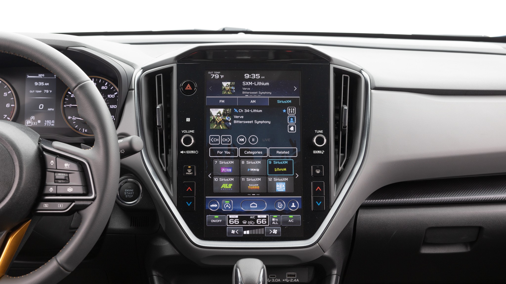 025 2024 Subaru Crosstrek Wilderness infotainment