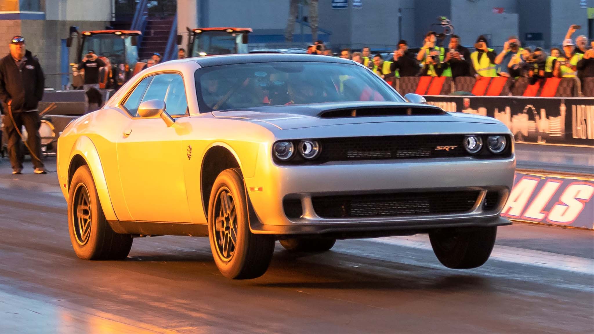 016 dodge demon 170 launch wheelie