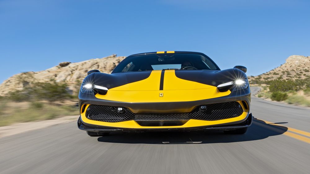 002 2023 Ferrari 296 GTB in action