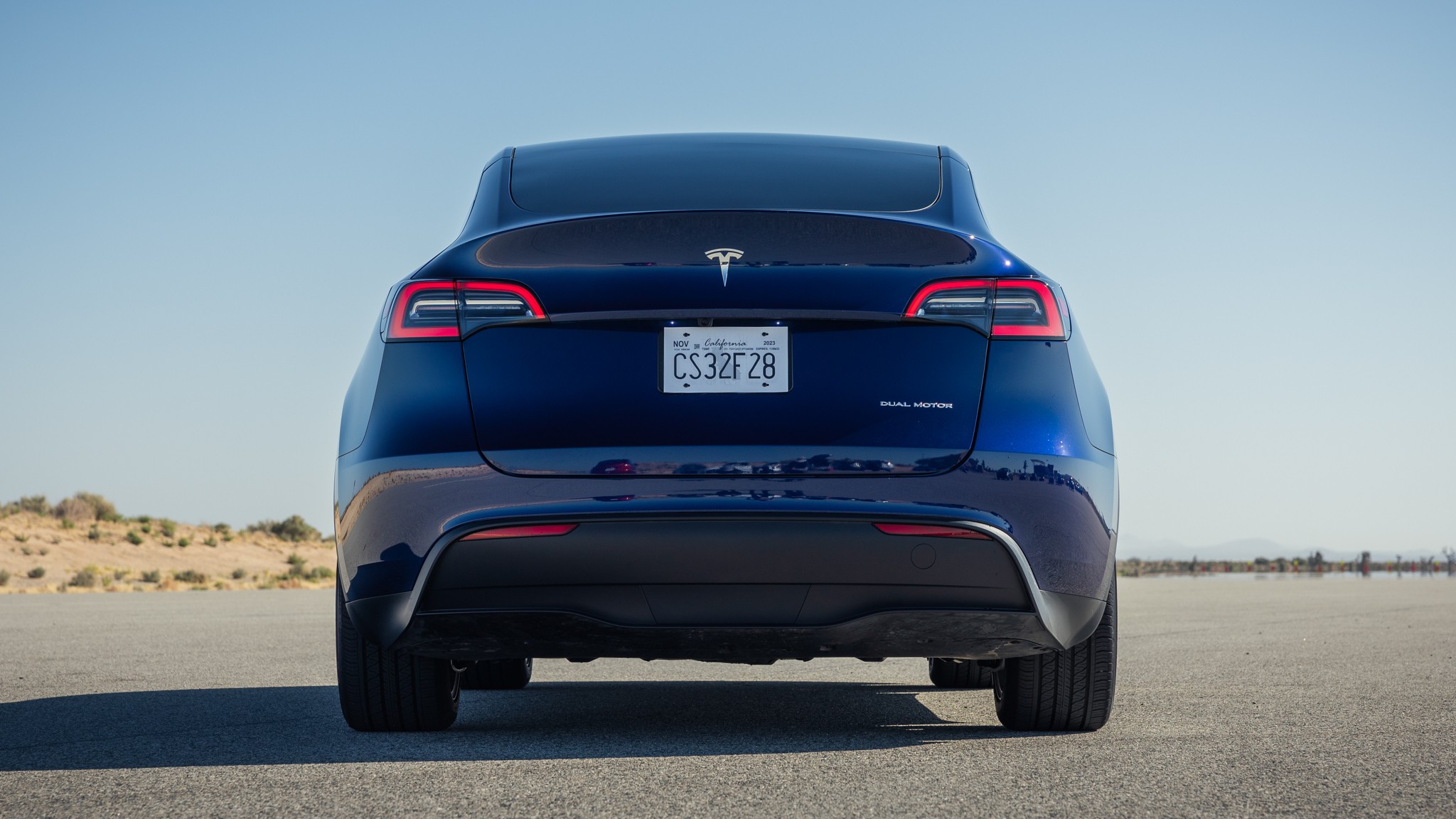 004 2023 Tesla Model Y rear view