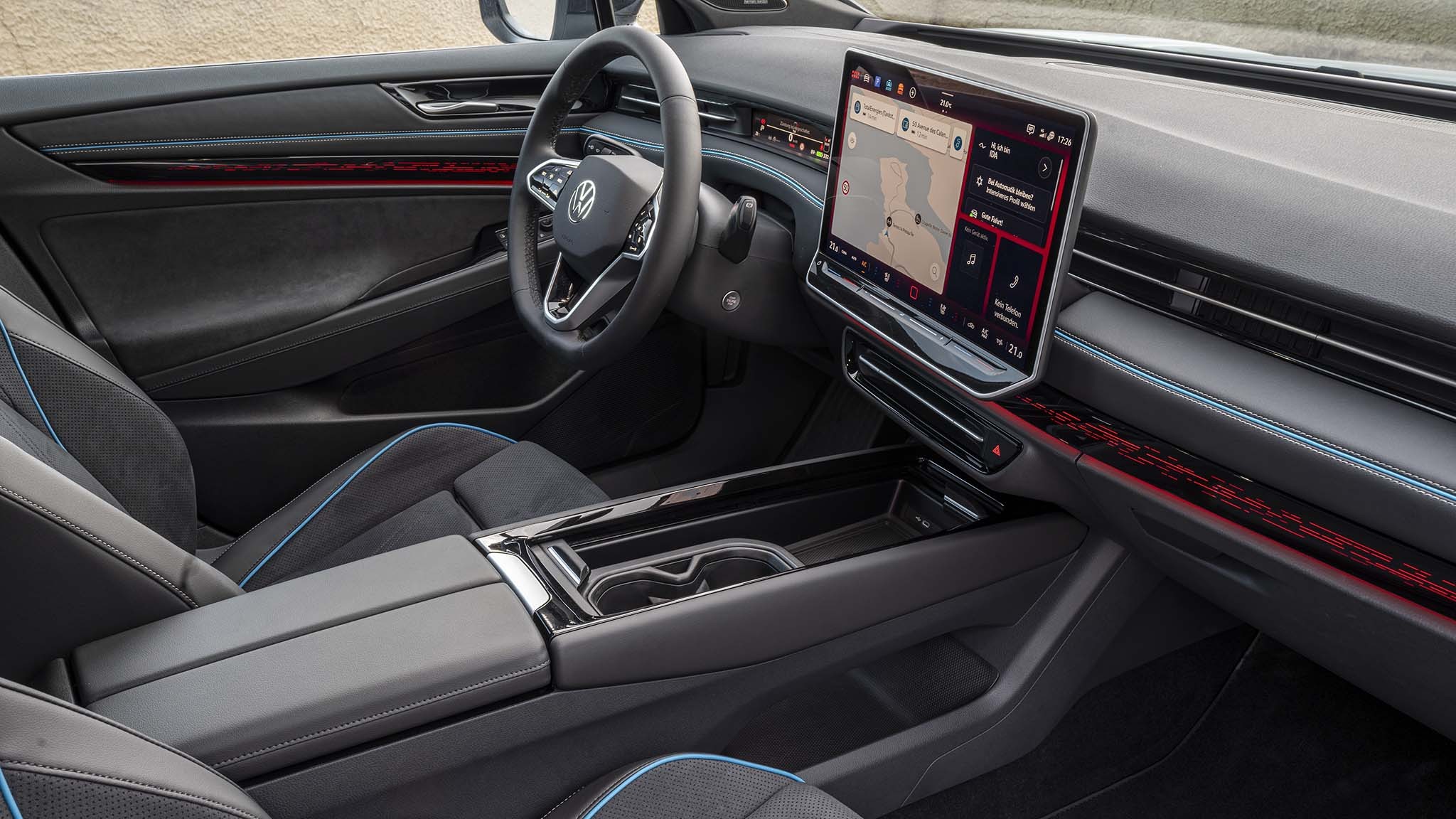 012 2025 volkswagen vw id7 electric sedan front interior