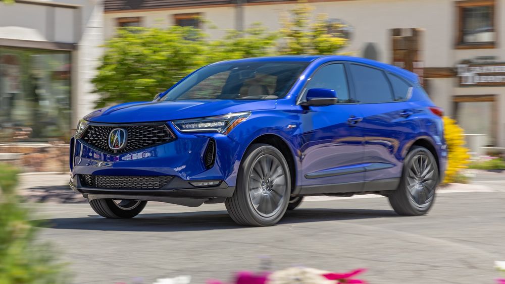 006 2023 Acura RDX front three quarters in action