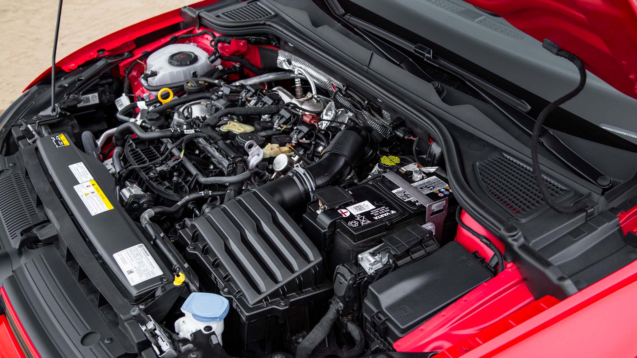 014 2024 volkswagen golf gti under hood