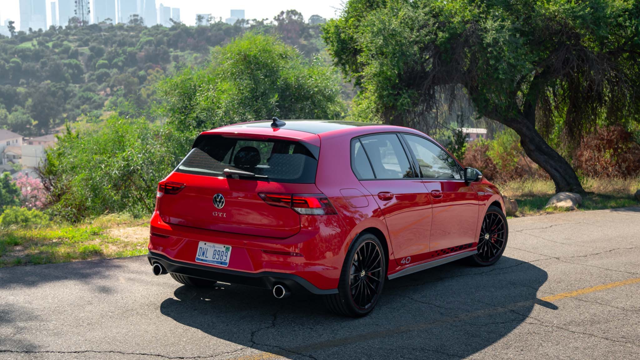 032 2024 volkswagen golf gti top rear view