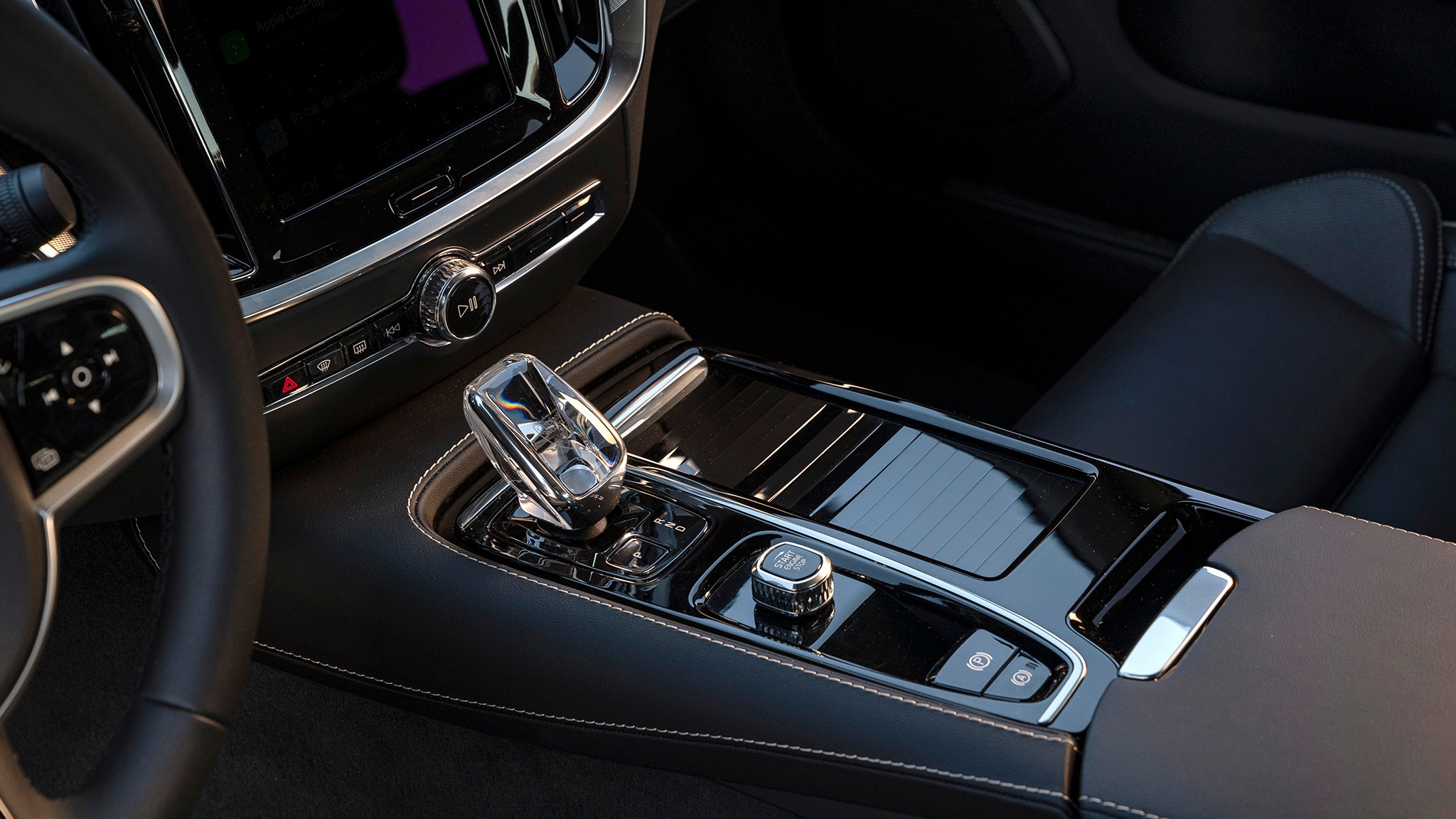 2 2024 Volvo S60 Recharge AWD Black Edition interior