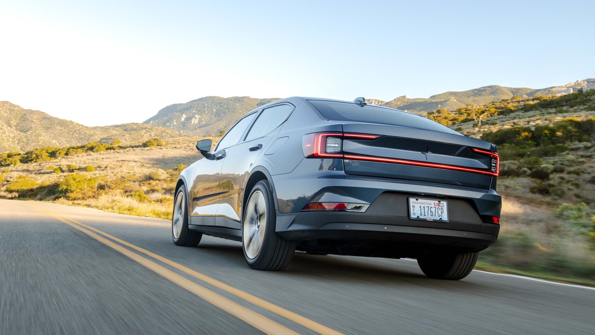 034 2024 polestar 2 rear view