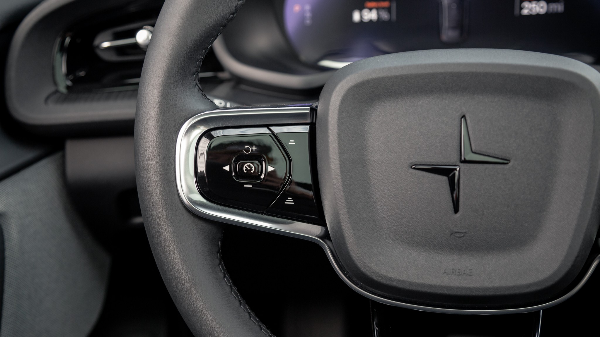 003 2024 Polestar 2 RWD steering wheel controls