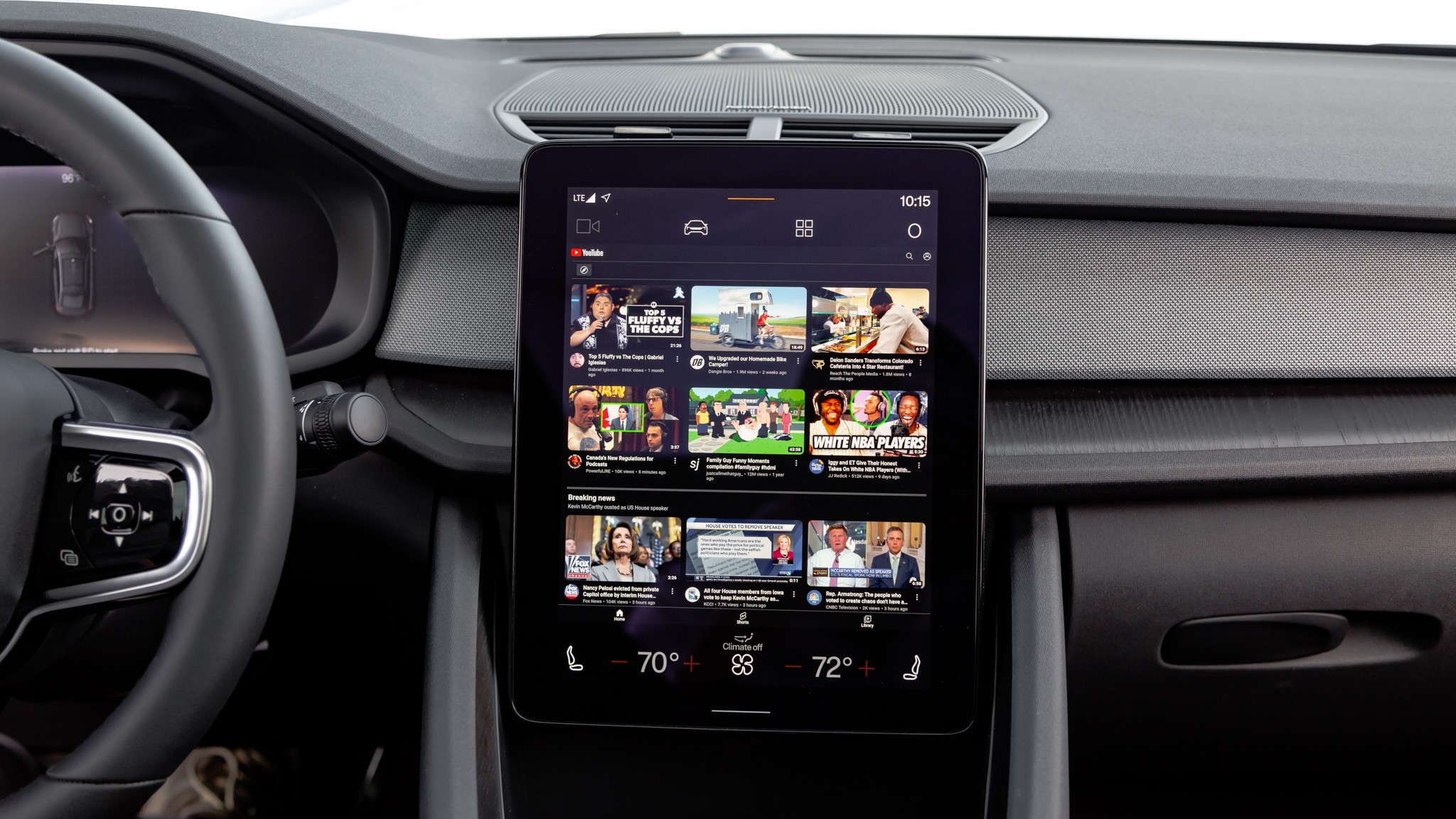 013 2024 Polestar 2 RWD infotainment