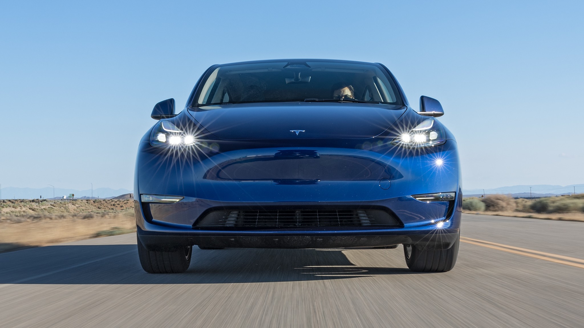 002 2023 tesla model y front view