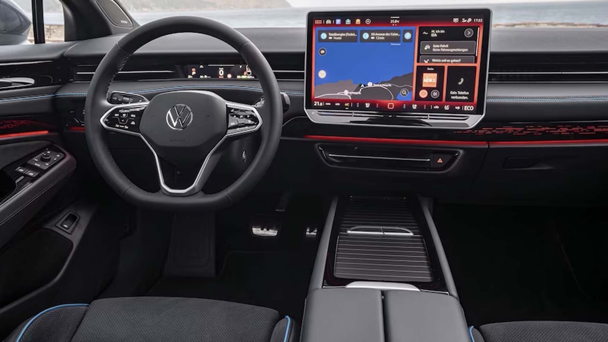 013 2025 volkswagen vw id7 electric sedan dashboard