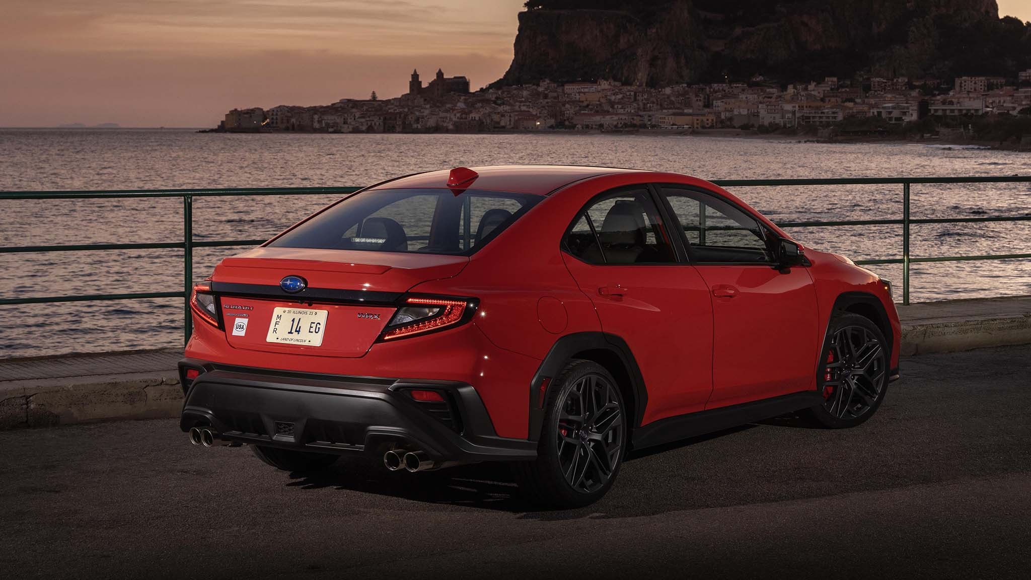 004 2024 subaru wrx tr rear three quarter view