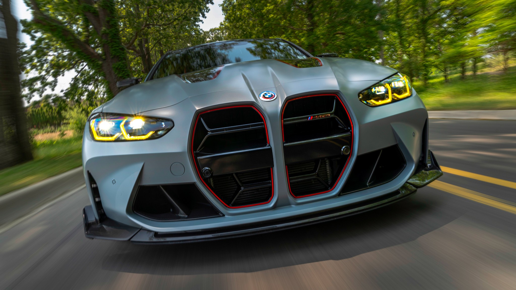 003 2023 BMW M4 CSL in action