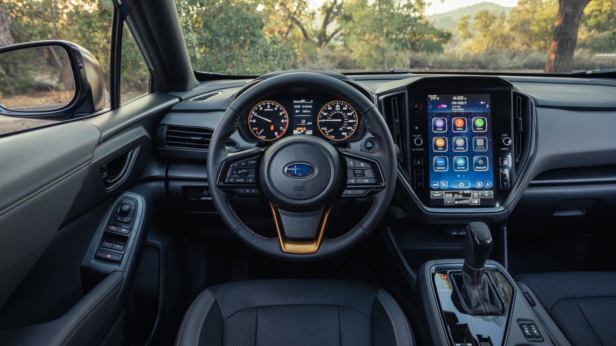 027 2024 subaru crosstrek wilderness dashboard