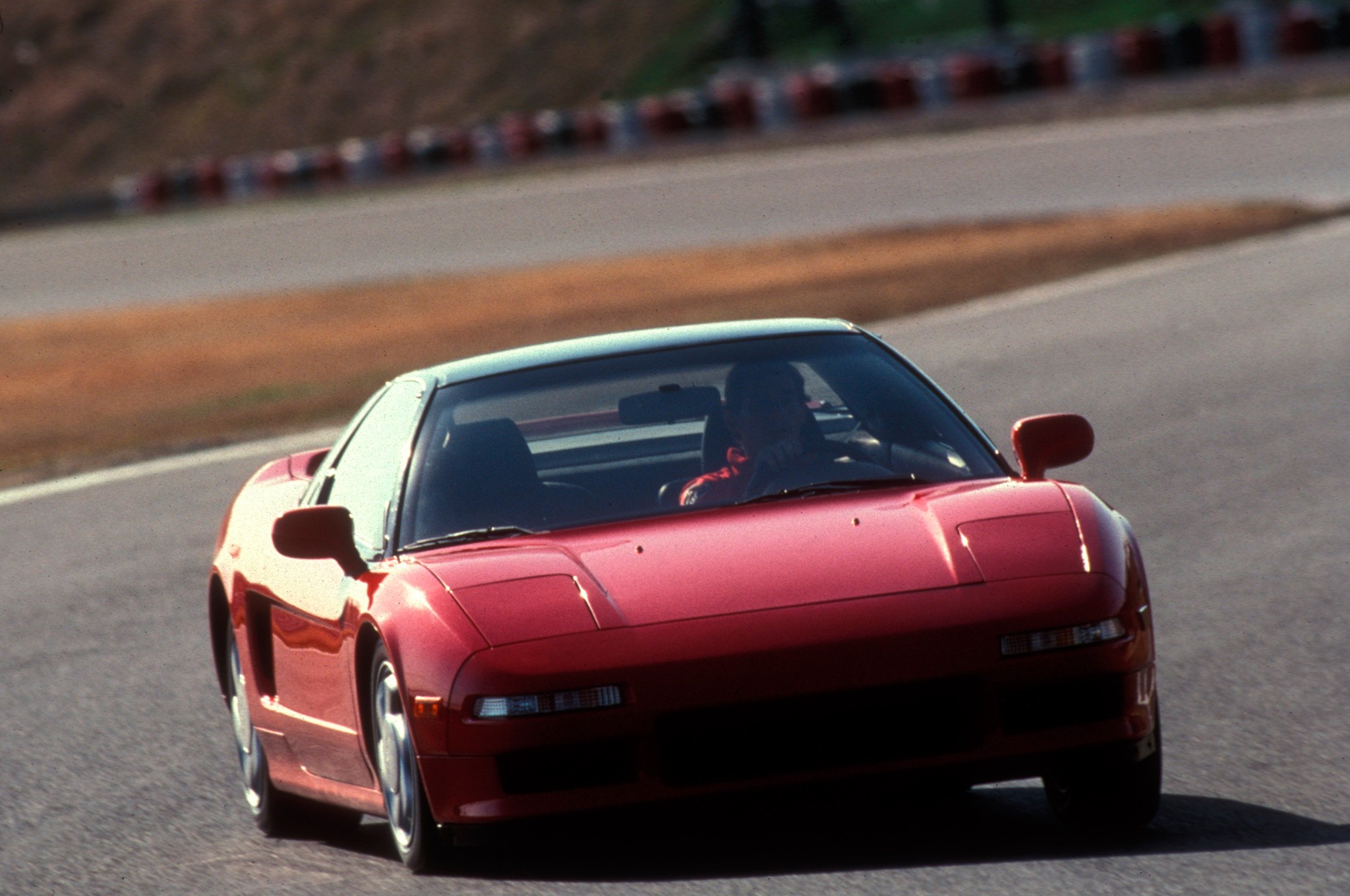 1990 Acura NSX front end in motion