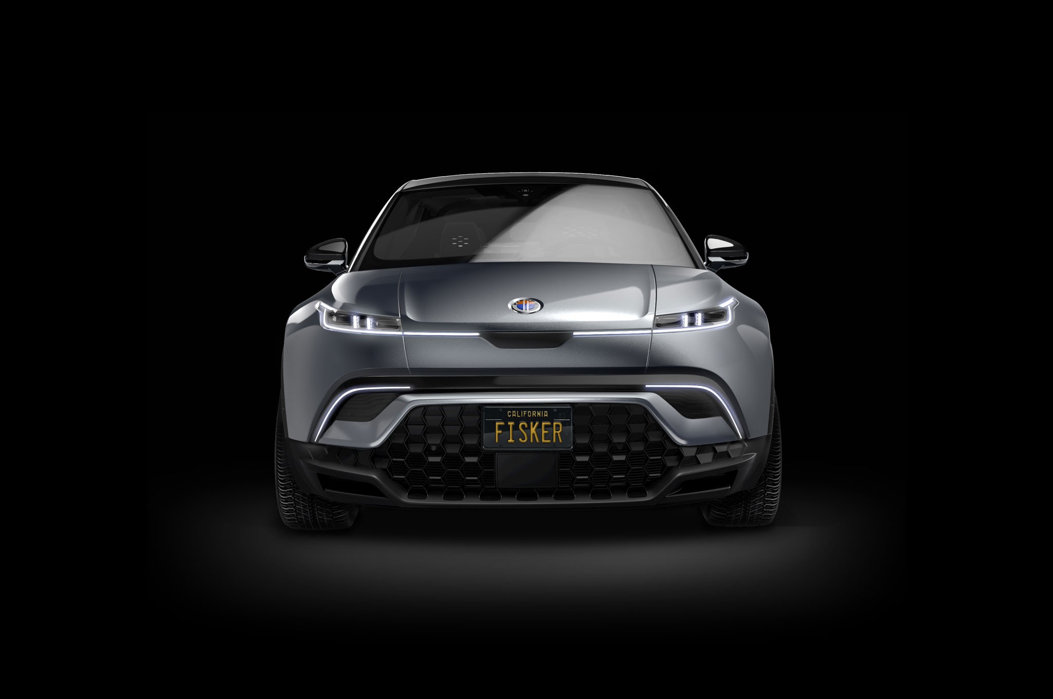 2021 Fisker Ocean front view rendering