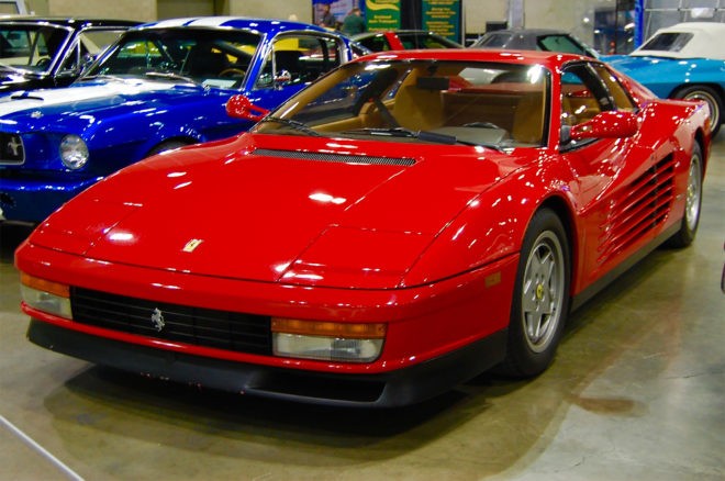 1988 Ferrari Testarossa front three quarter 660x438