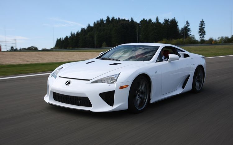 2012 lexus lfa front three quarters