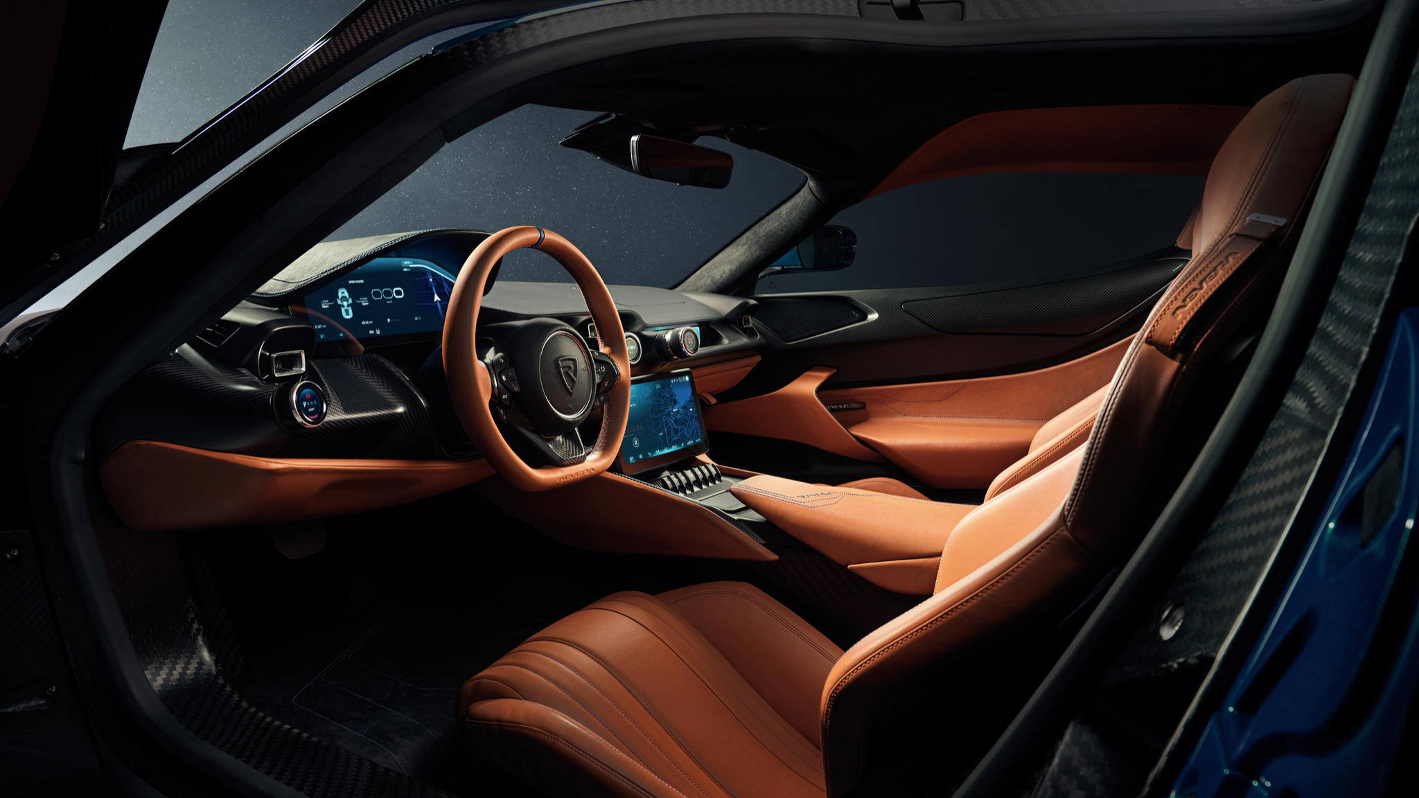 RIMAC NEVERA INTERIOR SIDE