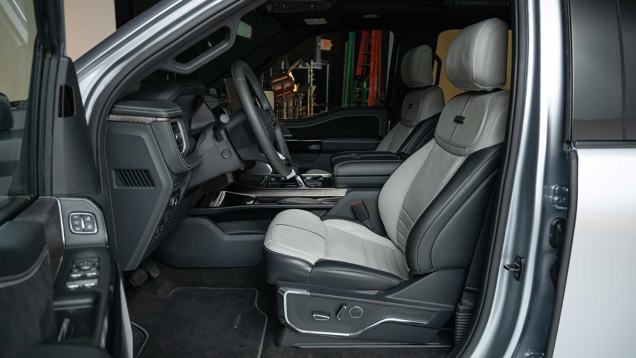 2022 Ford F 150 Lightning front interior
