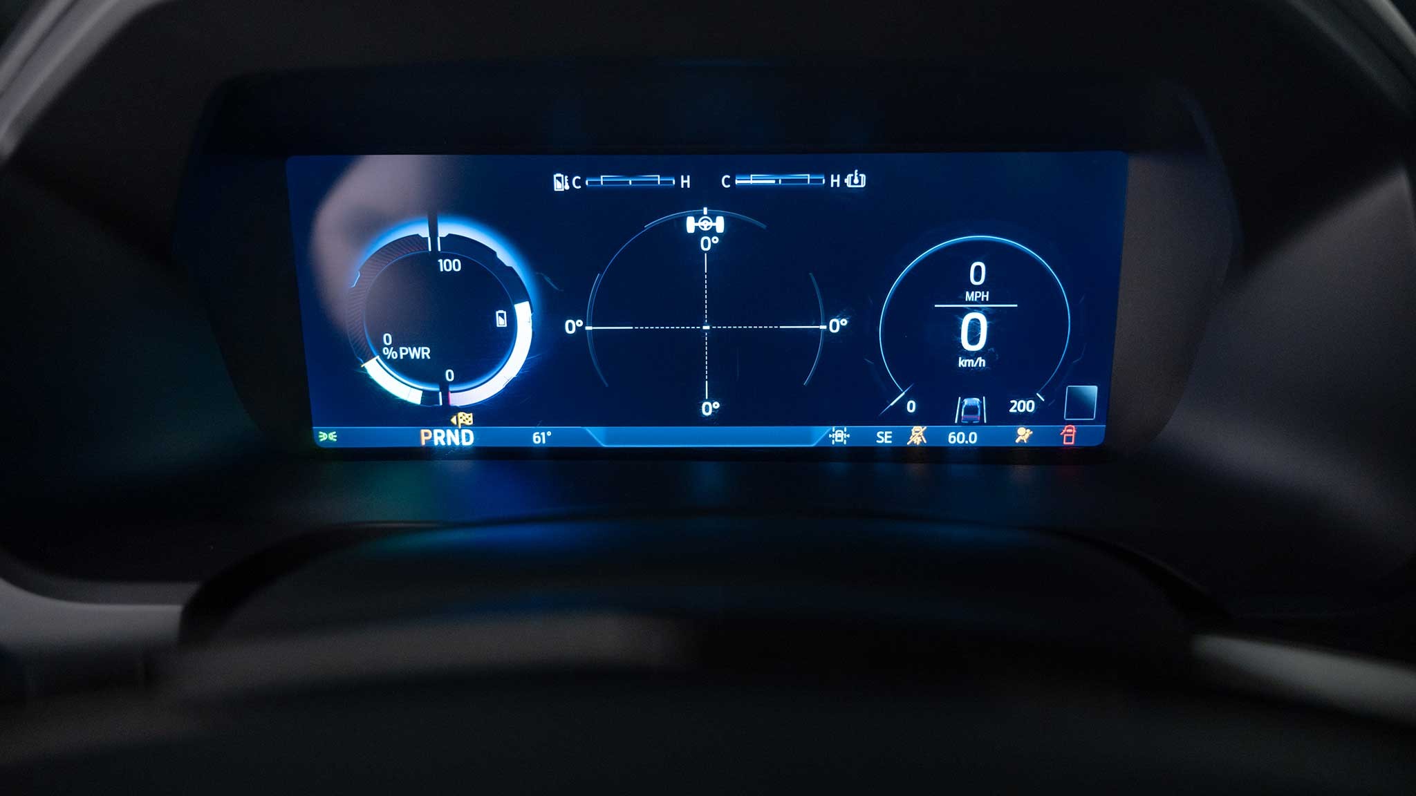 2022 Ford F 150 Lightning digital gauge cluster