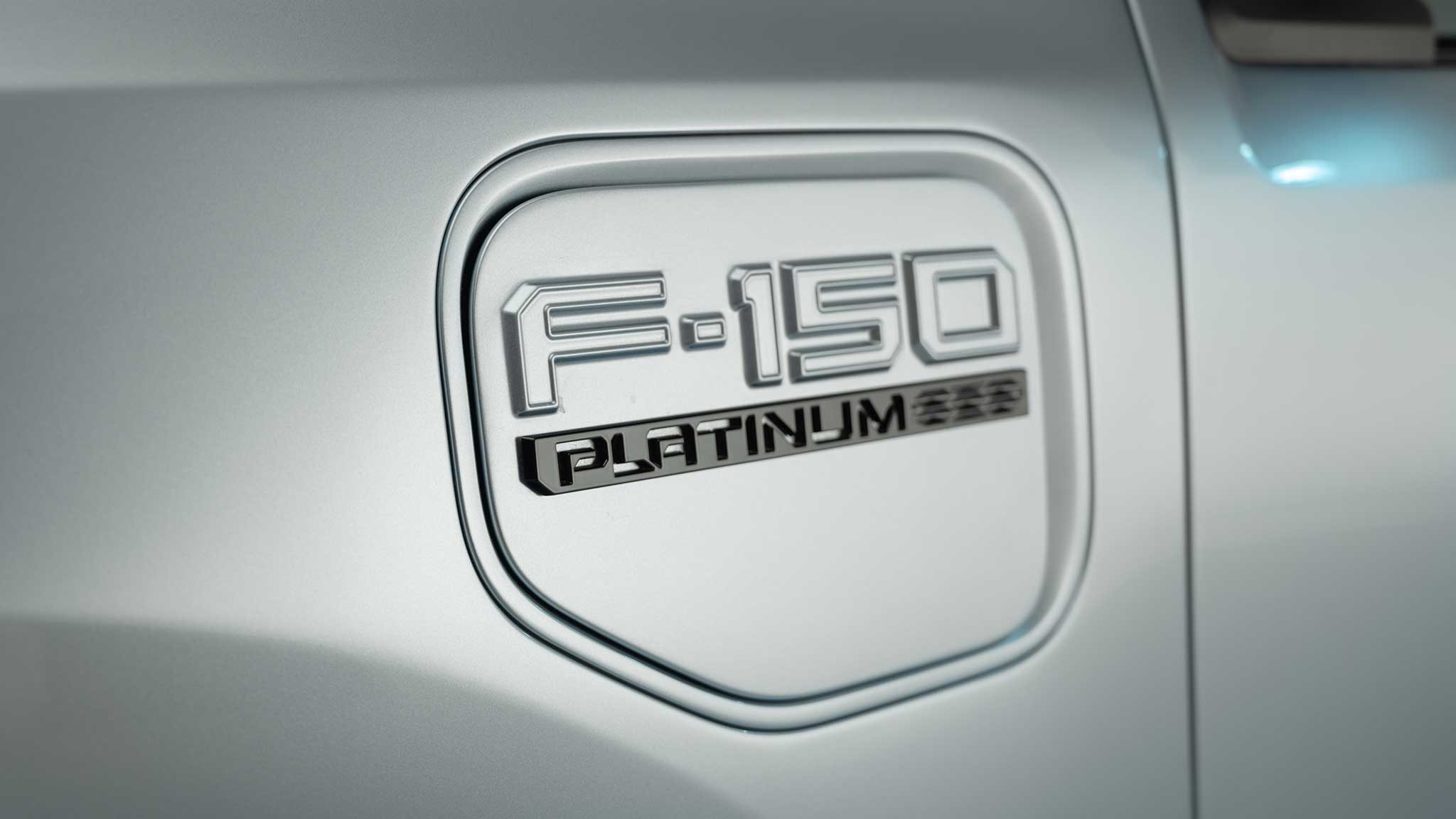 2022 Ford F 150 Lightning charge port door