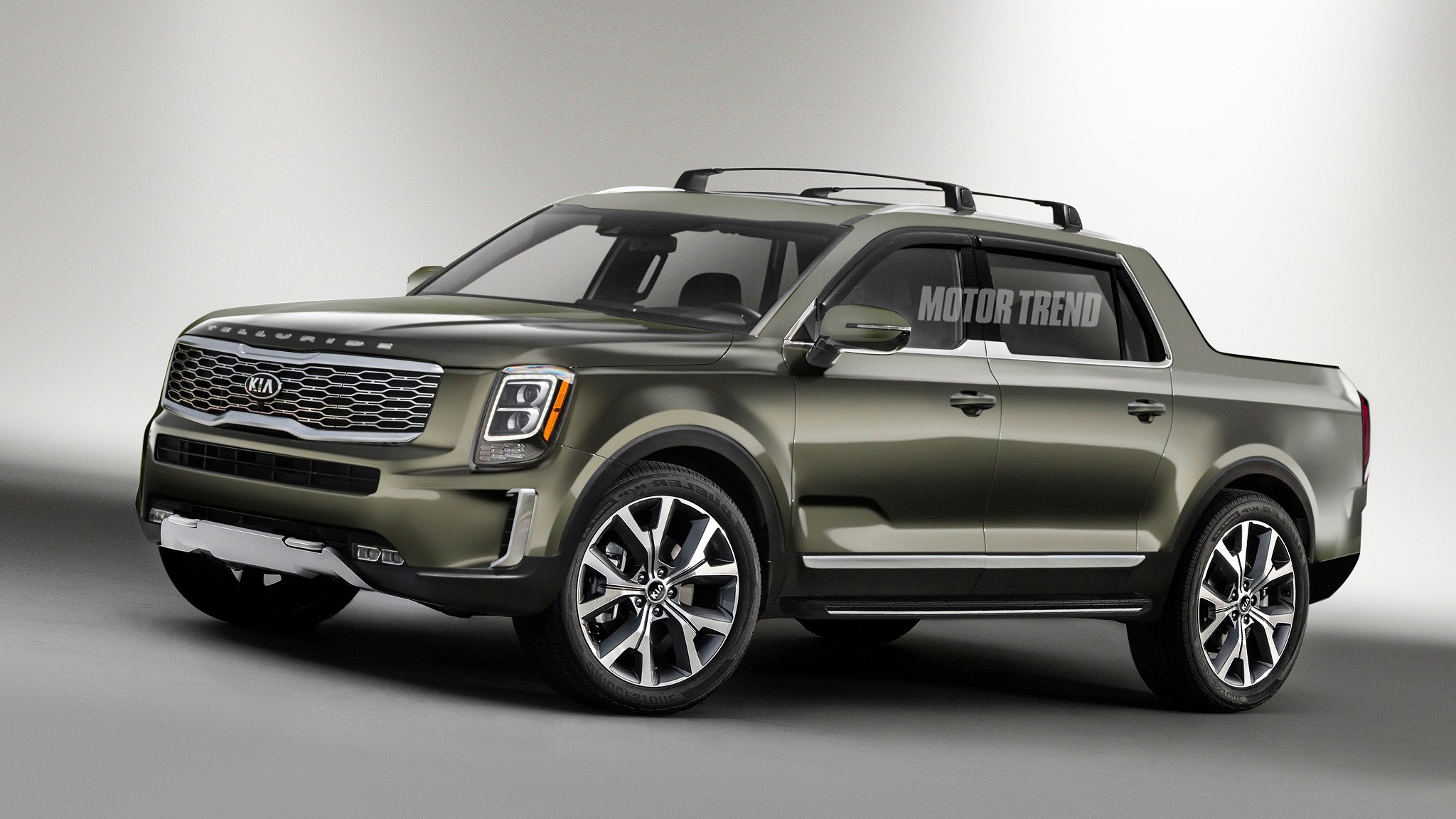 Kia Telluride pickup rendering by Avarvarii 1