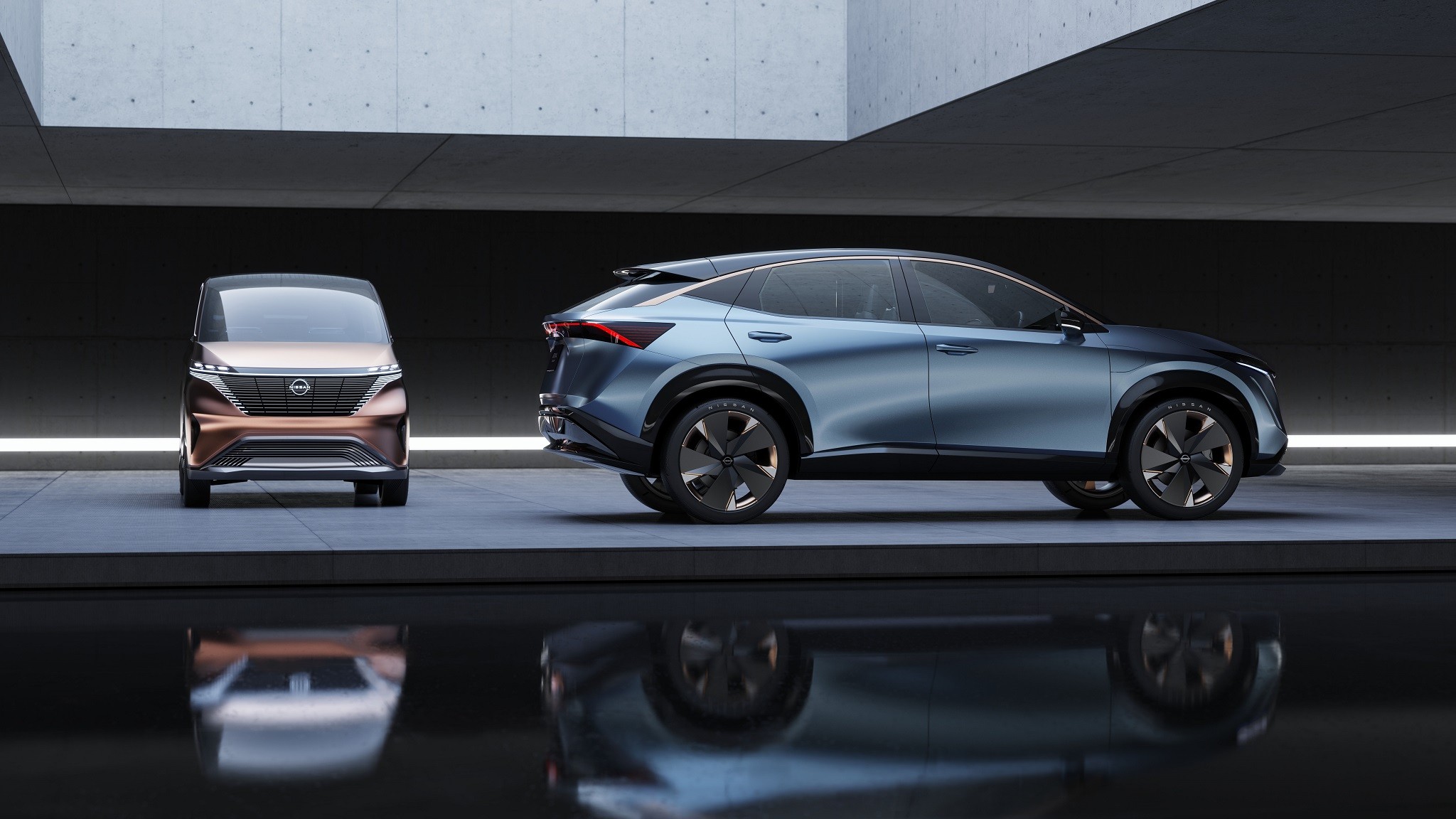 Nissan Ariya Concept and IMk Concept 2