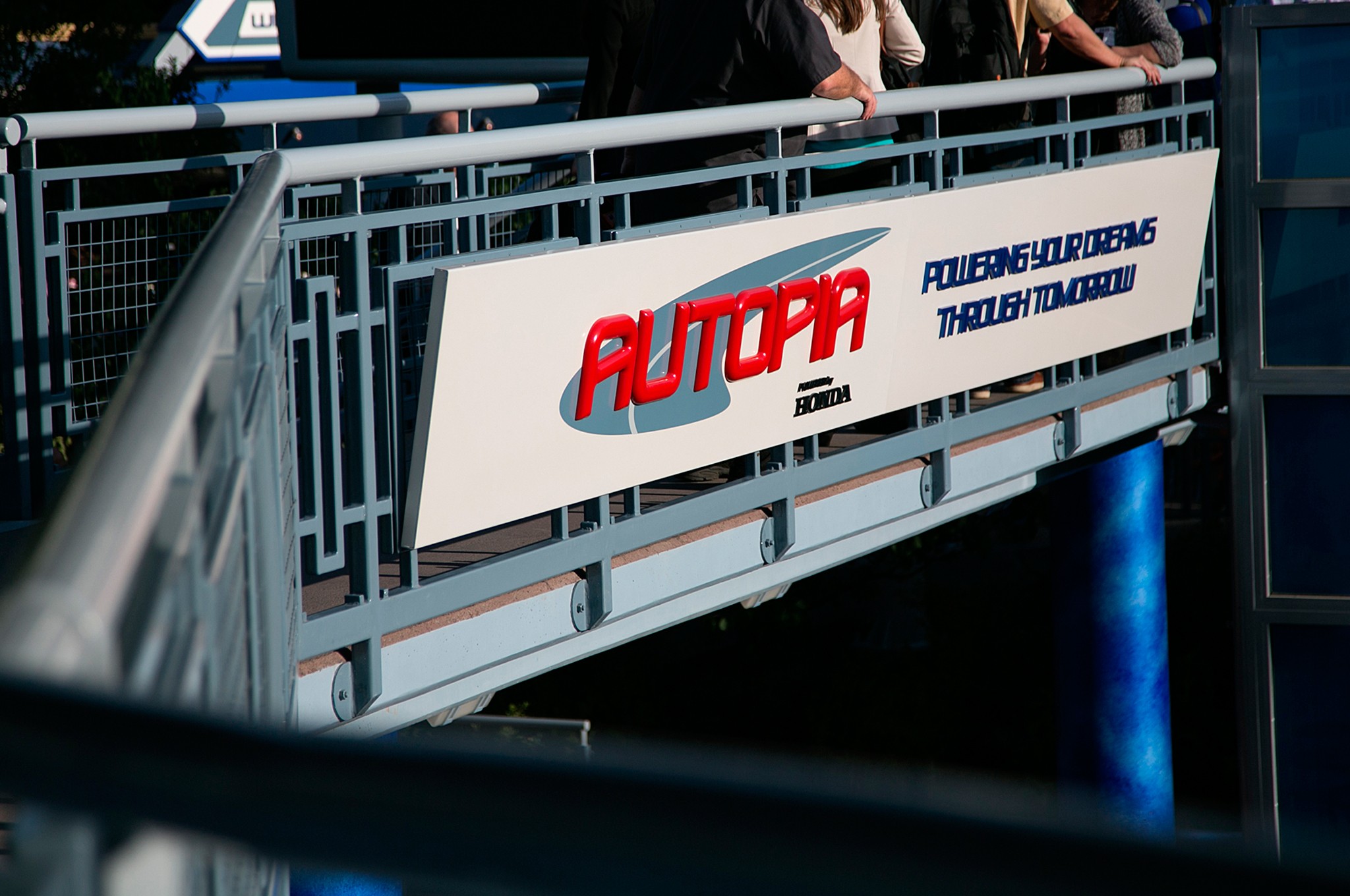 Disneyland Autopia Refresh powered by Honda sign 02