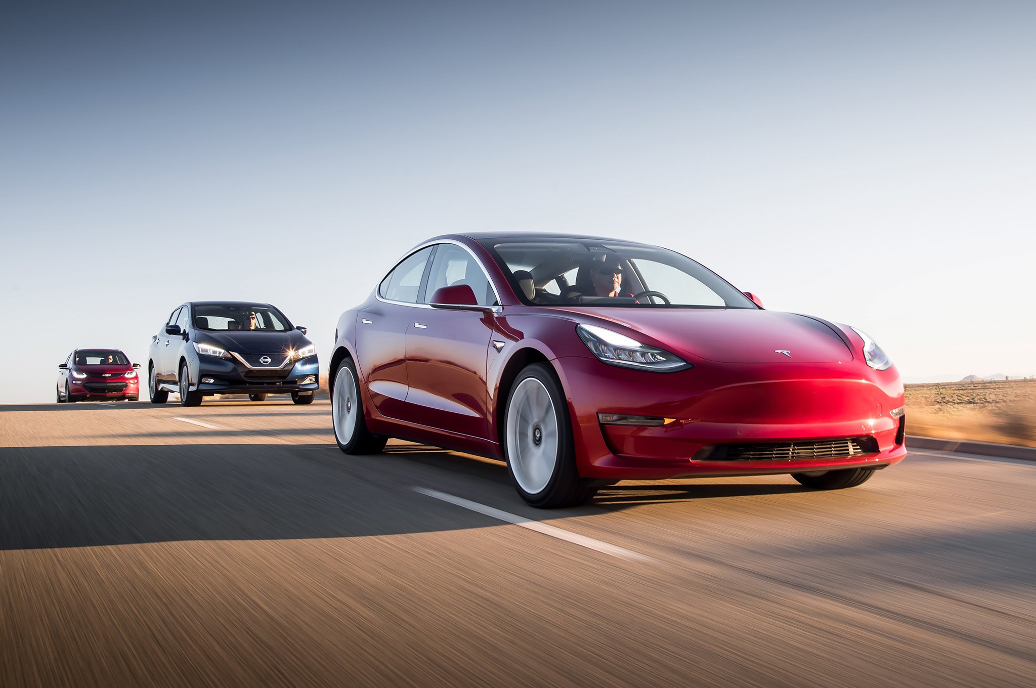 Chevrolet Bolt EV Premier vs Nissan Leaf SL vs Tesla Model 3 Long Range 07