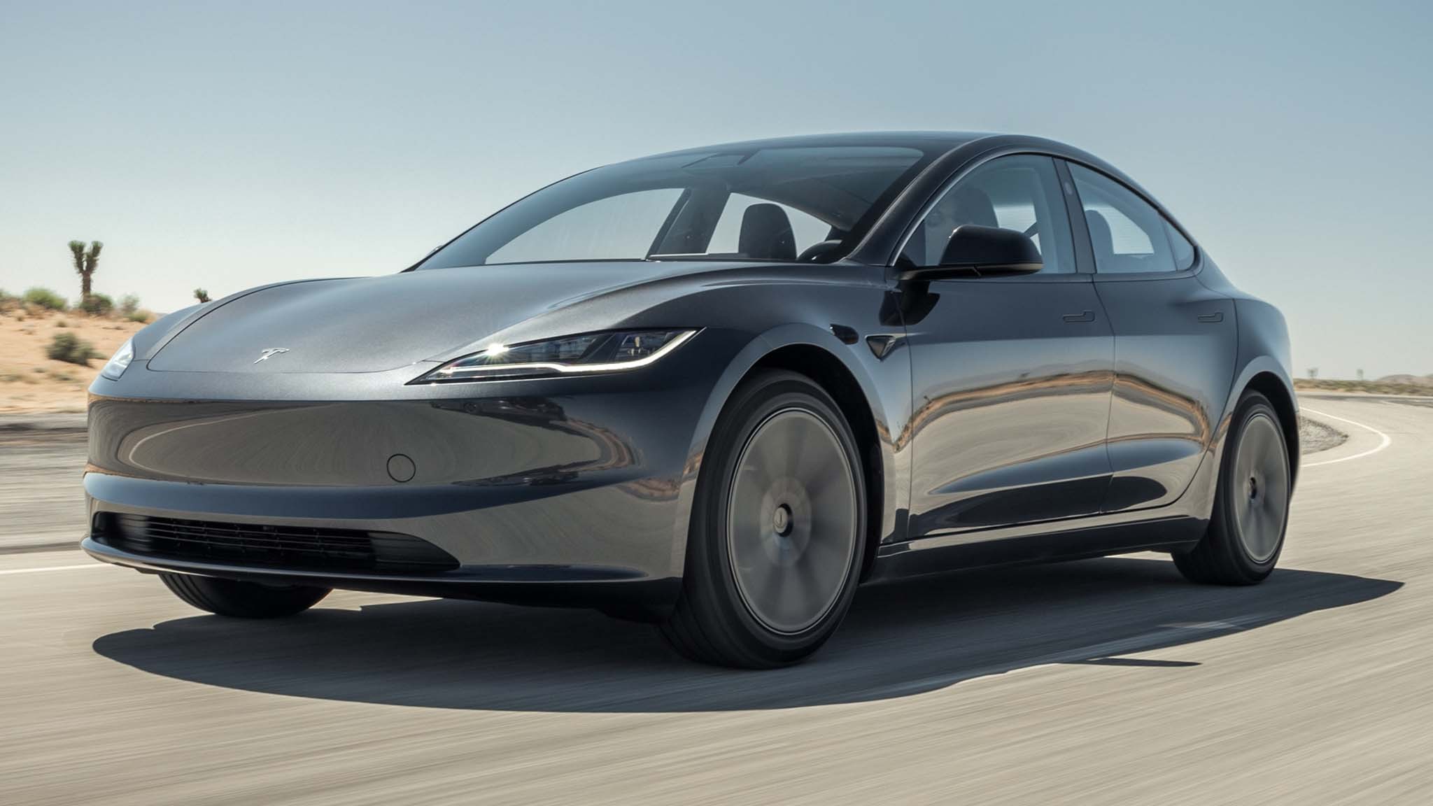 144 2024 Tesla Model 3 RWD Short Range in motion