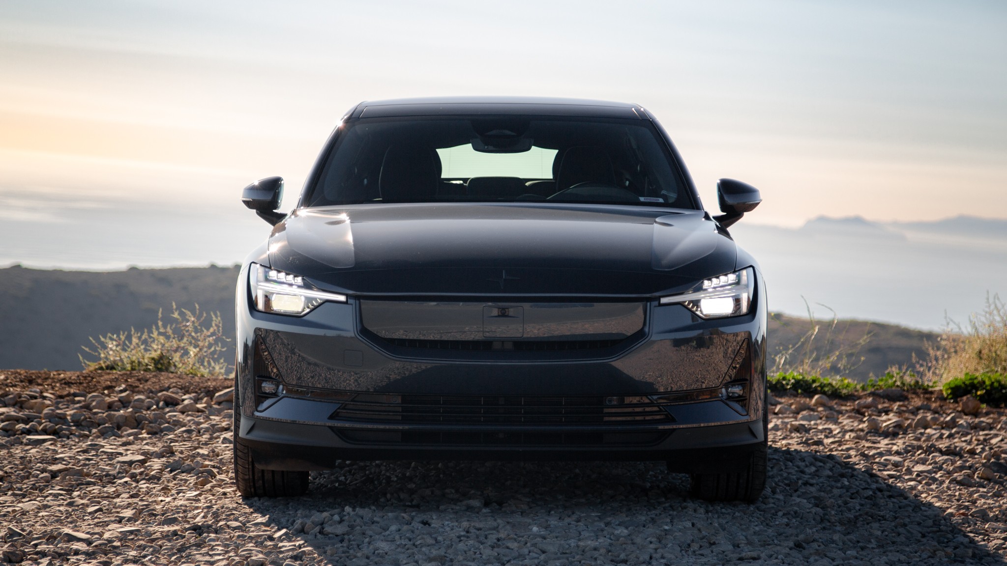 032 polestar 2 long term update first roadtrip front view