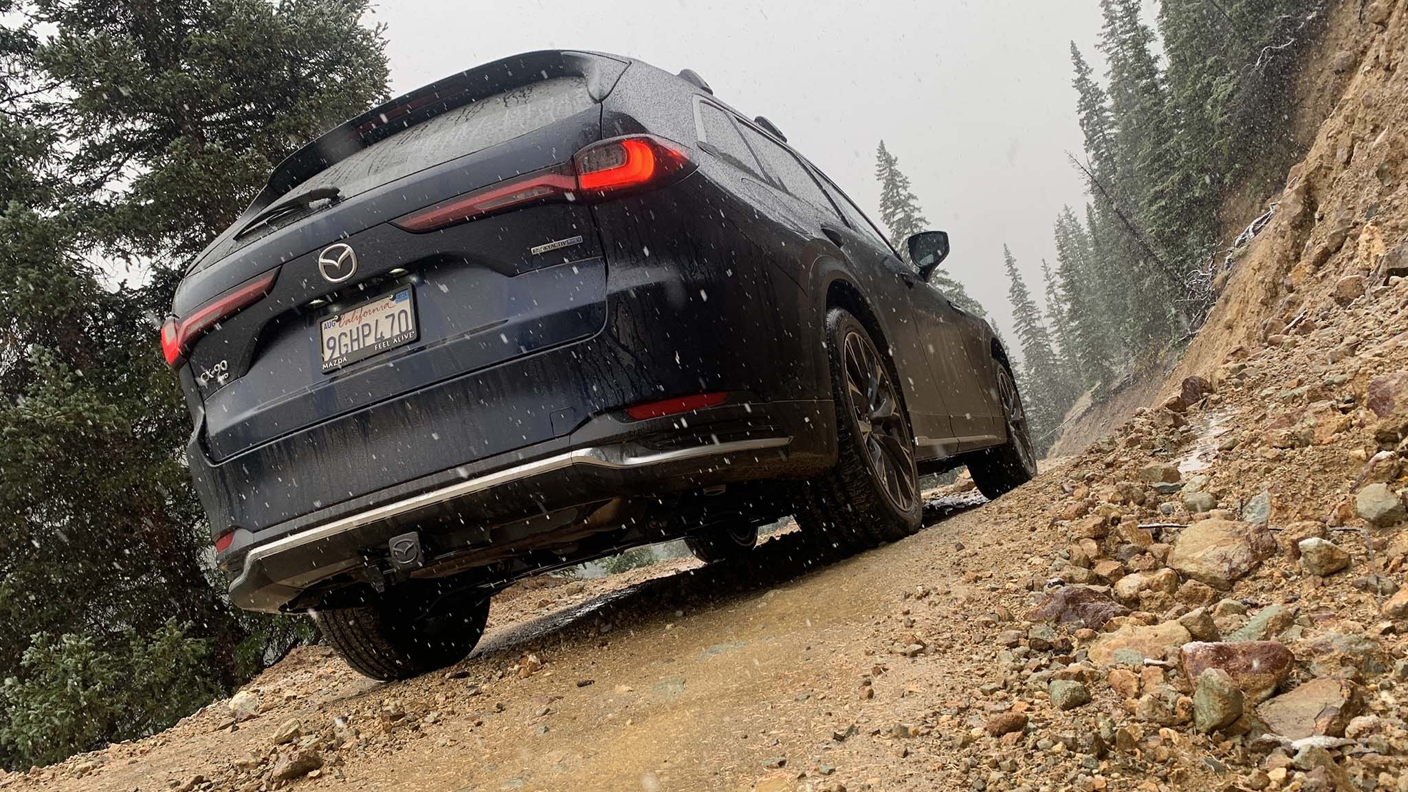 005 2024 mazda cx90 phev rear view