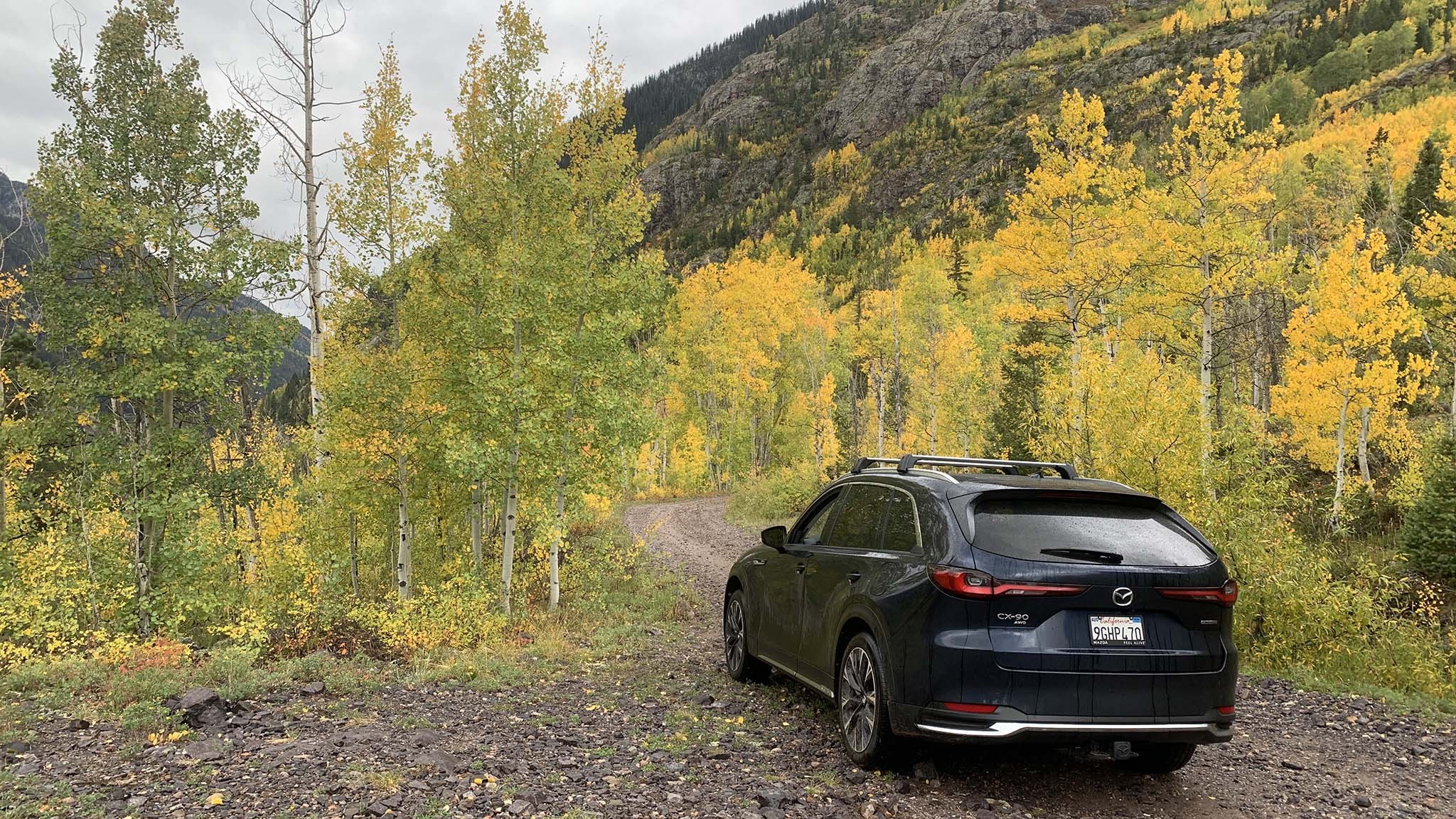 003 2024 mazda cx90 phev rear view