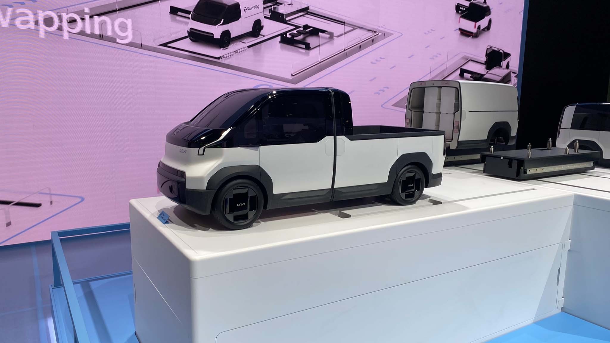 013 kia ev pbv pv5 van pickup truck future design