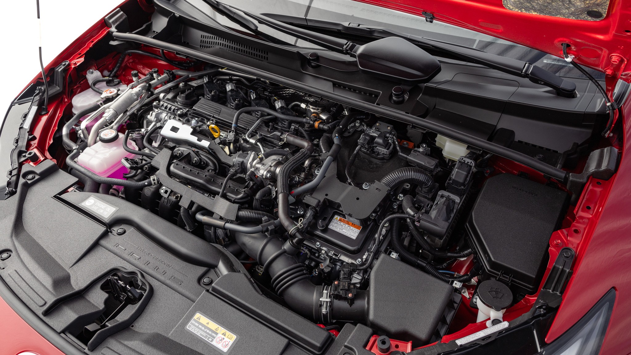 055 2024 LongTerm Toyota Prius Prime Hybrid under hood