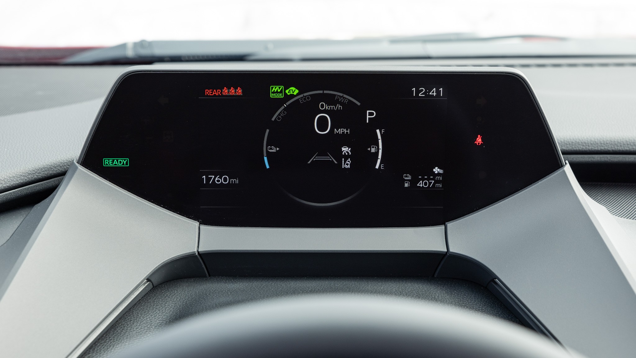 041 2024 LongTerm Toyota Prius Prime Hybrid dashboard