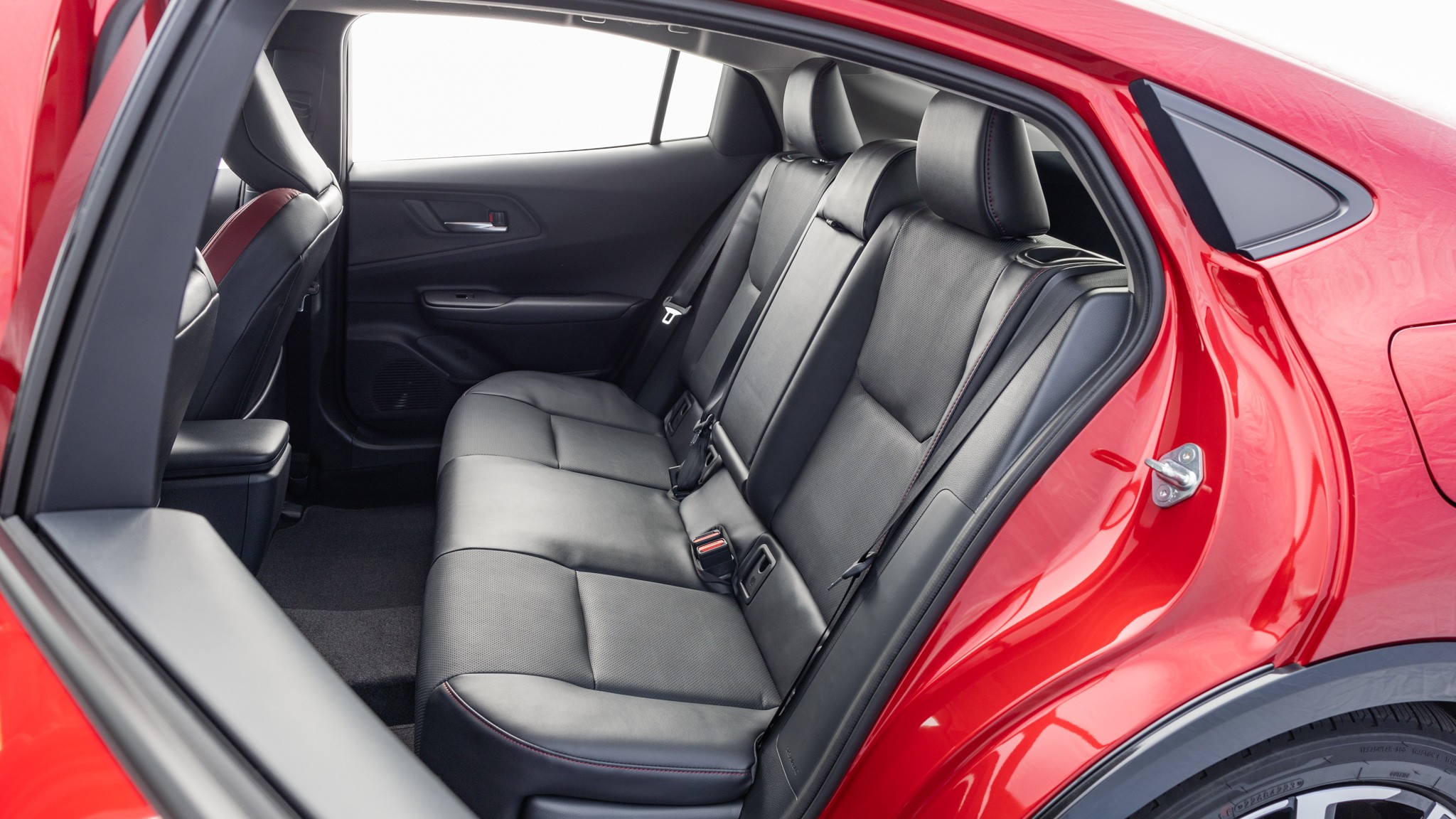 051 2024 LongTerm Toyota Prius Prime Hybrid rear seats