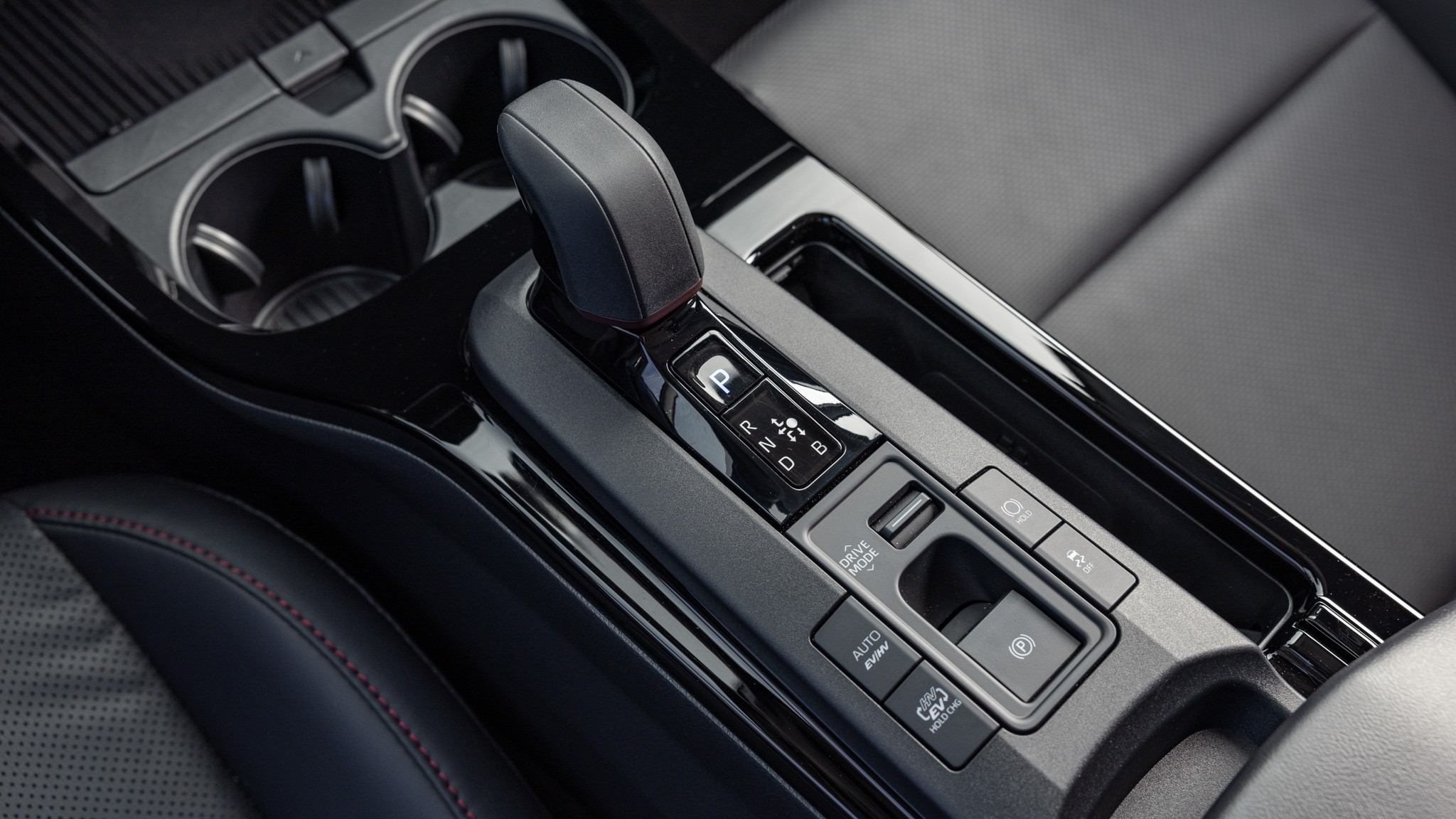 047 2024 LongTerm Toyota Prius Prime Hybrid center console